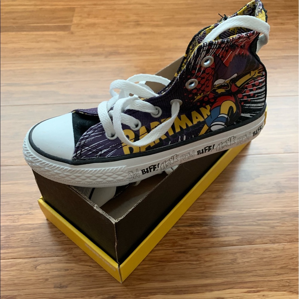 Bartman Chuck Taylor Coverse High Tops.